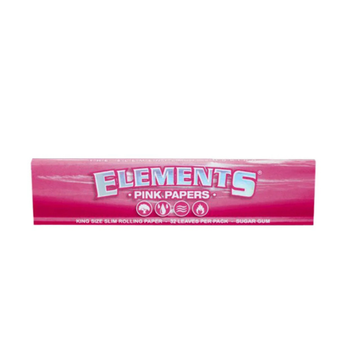Elements Rosa King Size Slim – Ultra Fino, Natural y Combustión Lenta Elements Rosa King Size Slim – Ultra Fino, Natural y Combustión Lenta