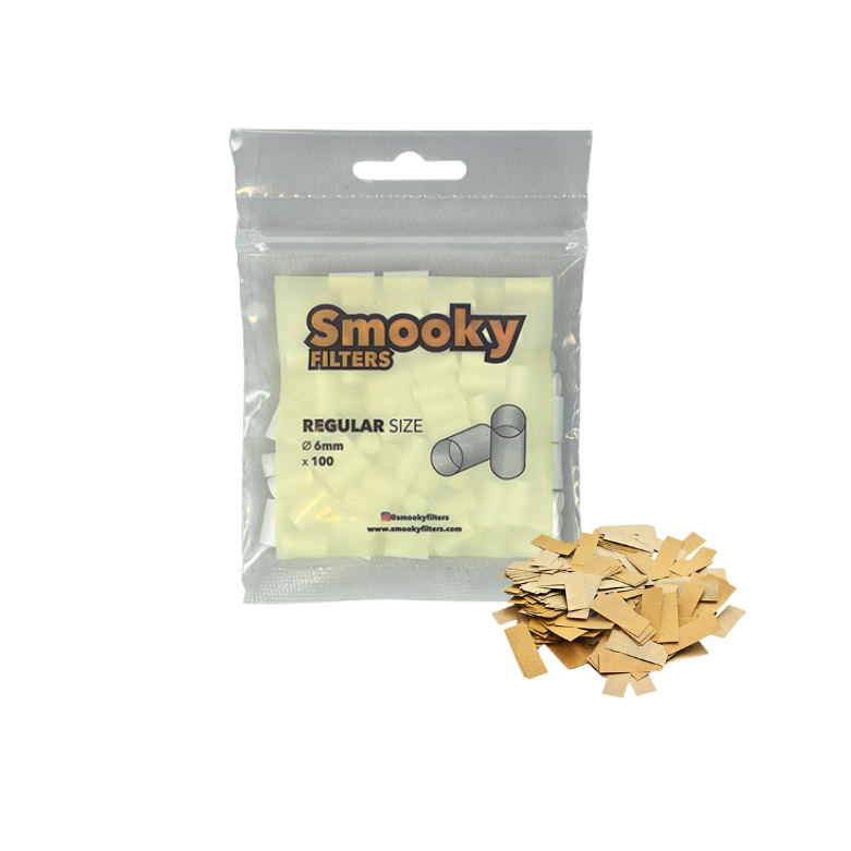 Bolsa Smooky Filters Regular Size 6 mm – 100 unidades Smooky Filters Regular Size 6 mm – 100 unidades
