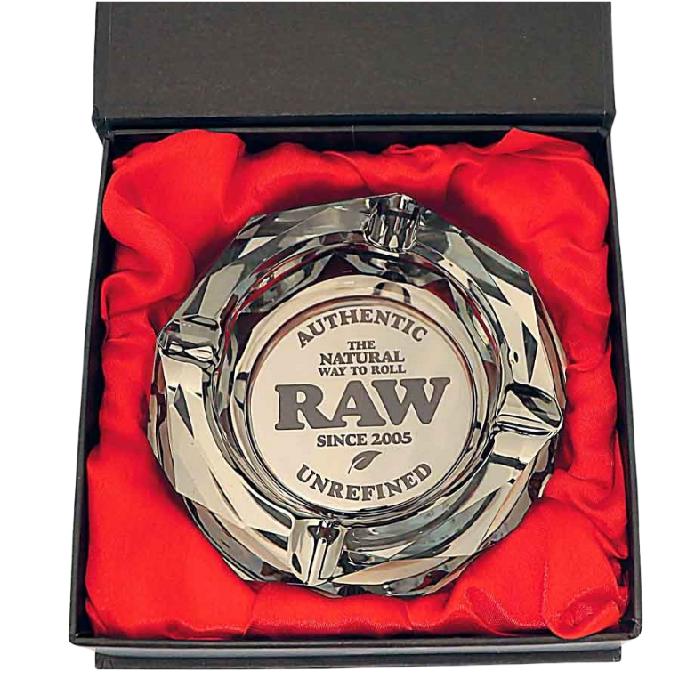 Cenicero RAW de cristal premium – Varios colores Cenicero RAW de cristal premium – Varios colores