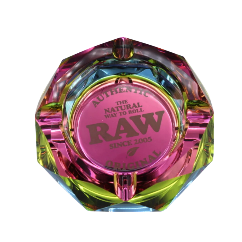 Cenicero RAW de cristal premium – Rainbow Cenicero RAW de cristal premium – Varios colores