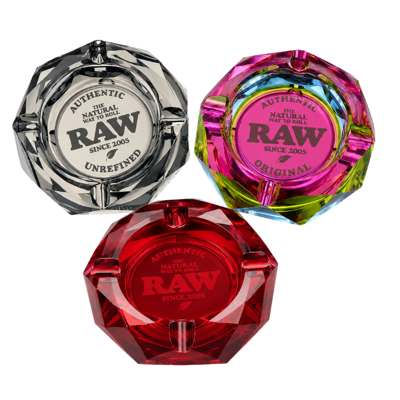 Cenicero RAW de cristal Cenicero RAW de cristal premium – Varios colores