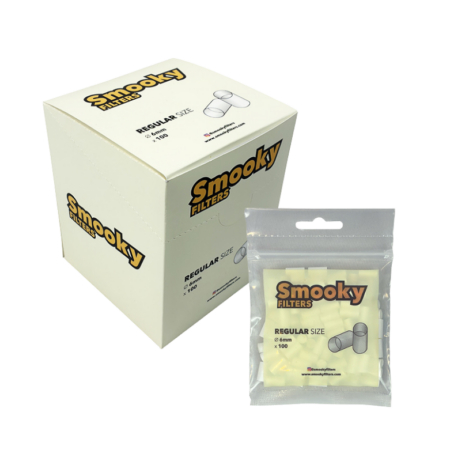 Smooky Filters Regular Size 6 mm – 100 unidades