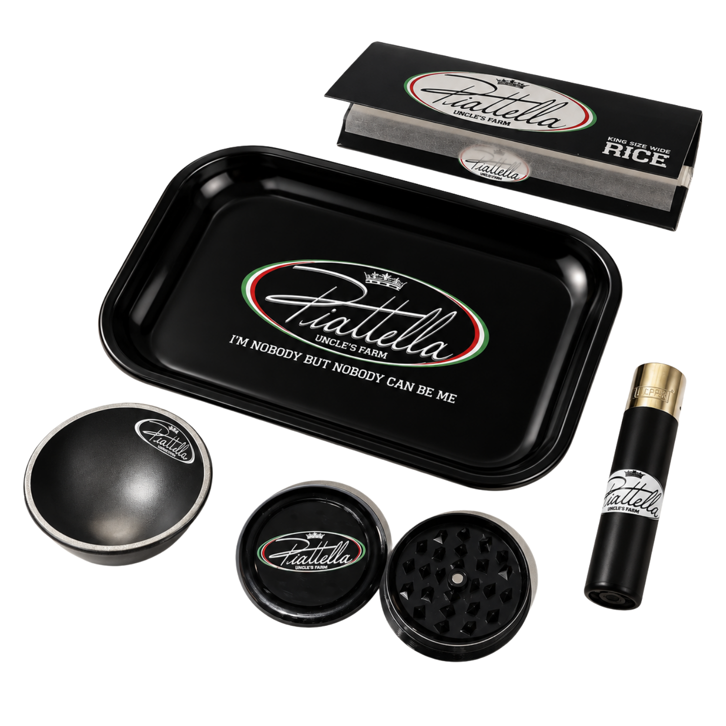 Pack Piattella Uncle’s Farm con Bandeja y Grinde Pack Piattella Uncle’s Farm