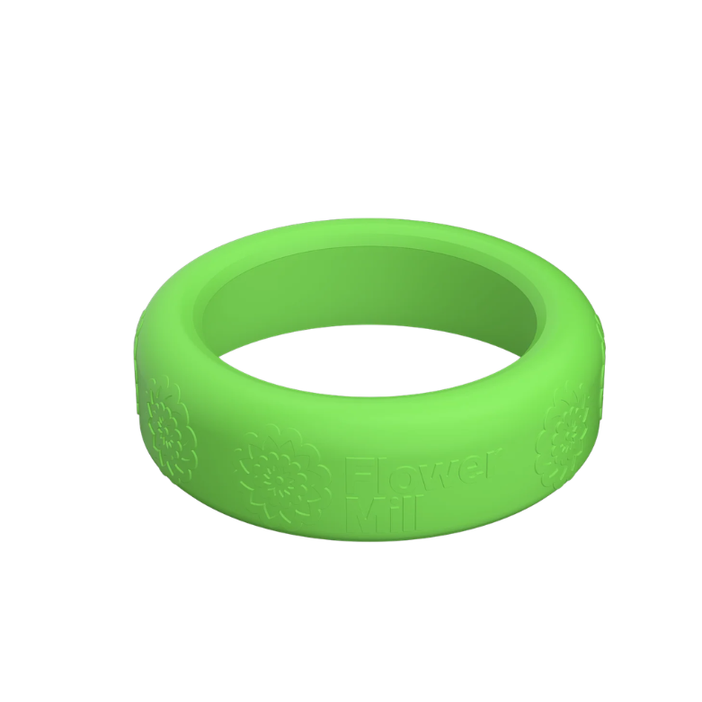 Silicone Grip Flower Mill 3.5 PRO – Protector de silicona para grinder verde Silicone Grip Flower Mill 3.5 PRO – Protector de silicona para grinder verde
