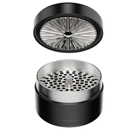 Flower Mill 3.5 Pro de 88,9 mm: grinder profesional con capacidad de 7 g por carga y rendimiento de hasta 1,8 kg por hora.